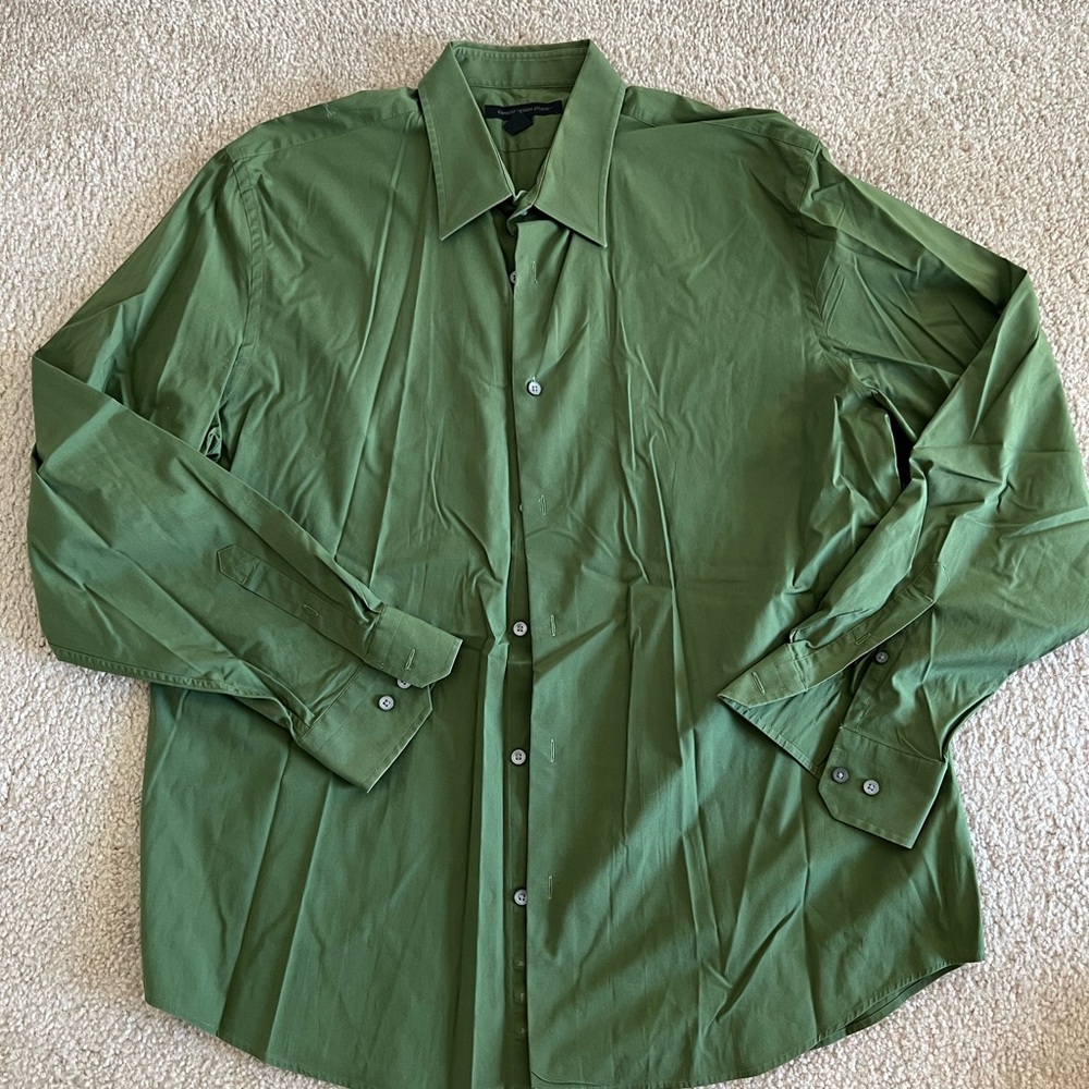 Express Modern Fit Button-Up Shirt XXL